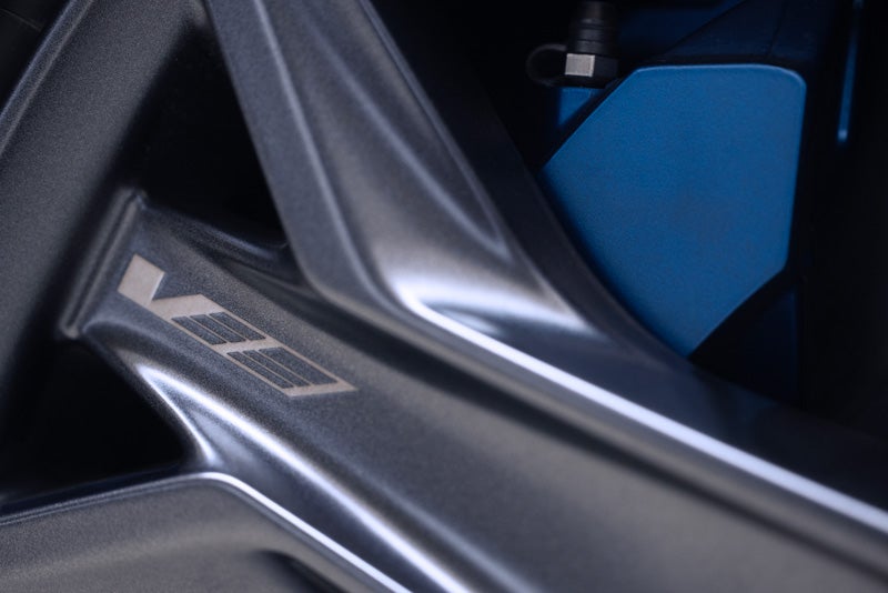 Close-up of the 2026 OPTIQ-V Brembo Performance Front Brakes | Cadillac of South San Francisco in Colma CA