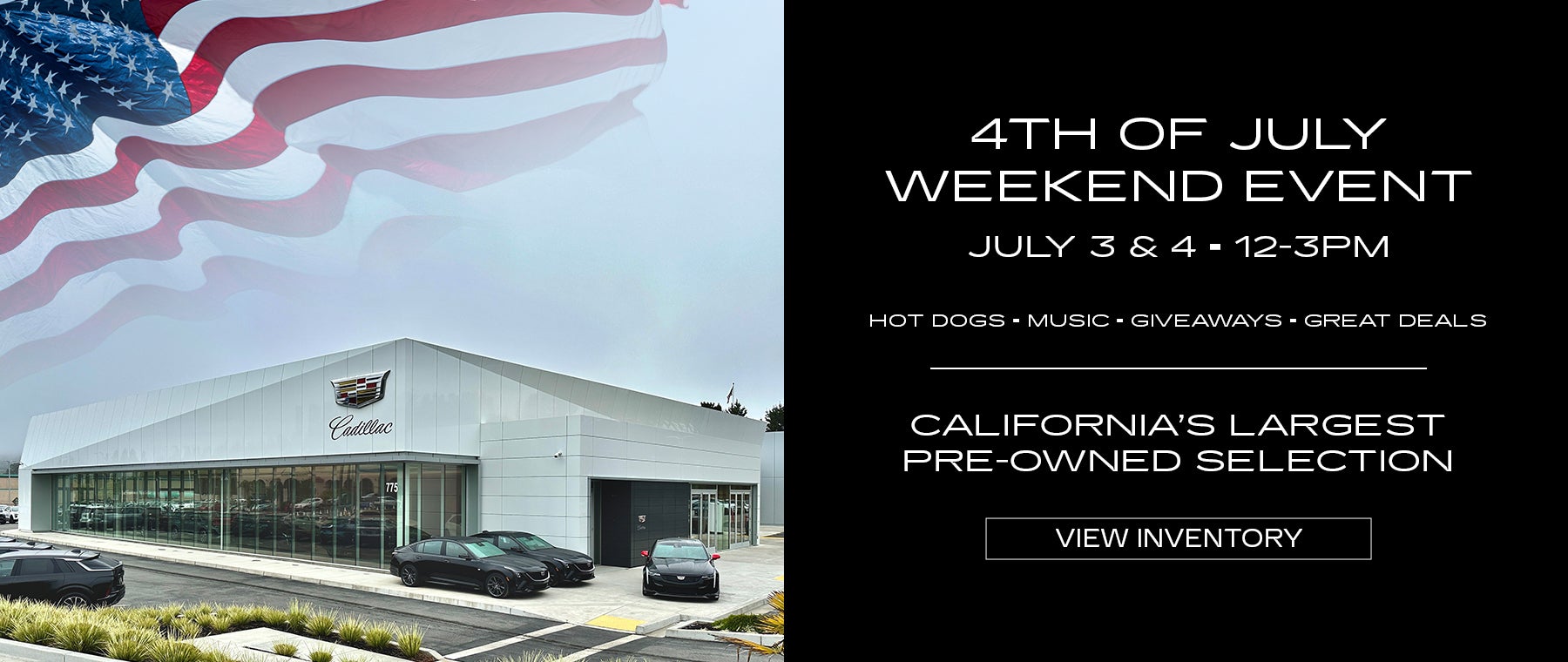 4th of July Weekend Event